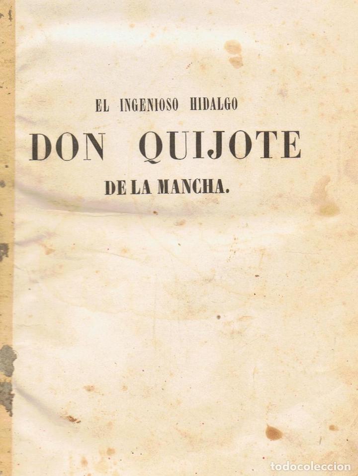 Libros: EL INGENIOSO HIDALGO DON QUIJOTE DE LA MANCHA. - Foto 1