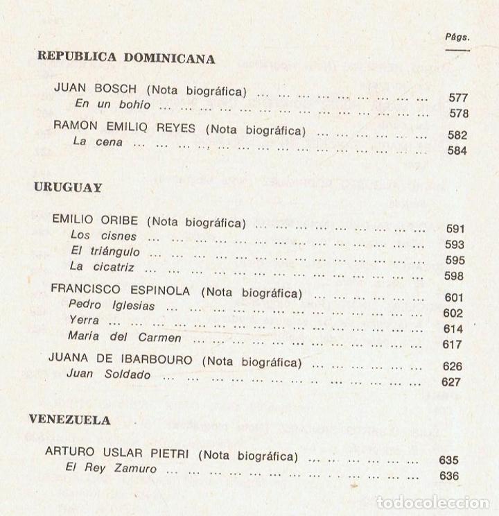 Libros: CUENTOS Y NARRACIONES DE HISPANOAMERICA. ANTOLOG&Iacute;A - Foto 2