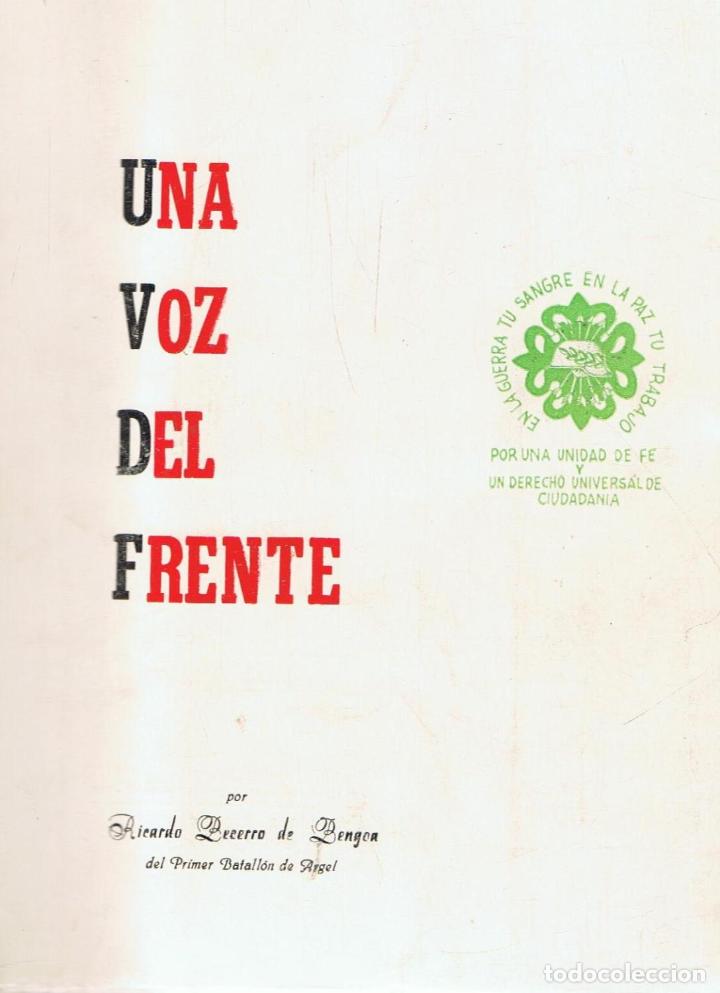 Libros: UNA VOZ DEL FRENTE - Foto 1