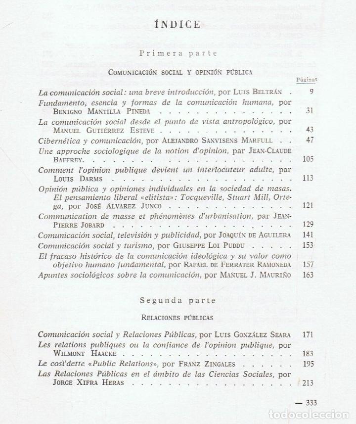 Libros: SOCIOLOG&Iacute;A DE LAS RELACIONES P&Uacute;BLICAS - Foto 2