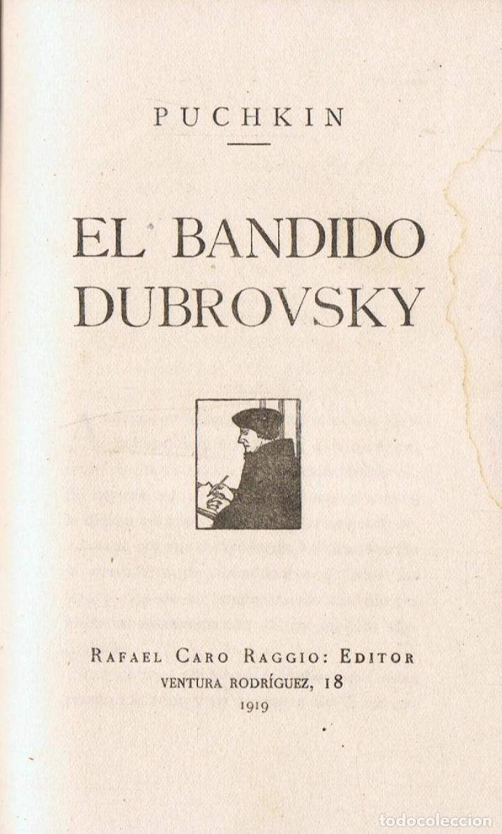 Libros: EL BANDIDO DUBROVSKY - Foto 1