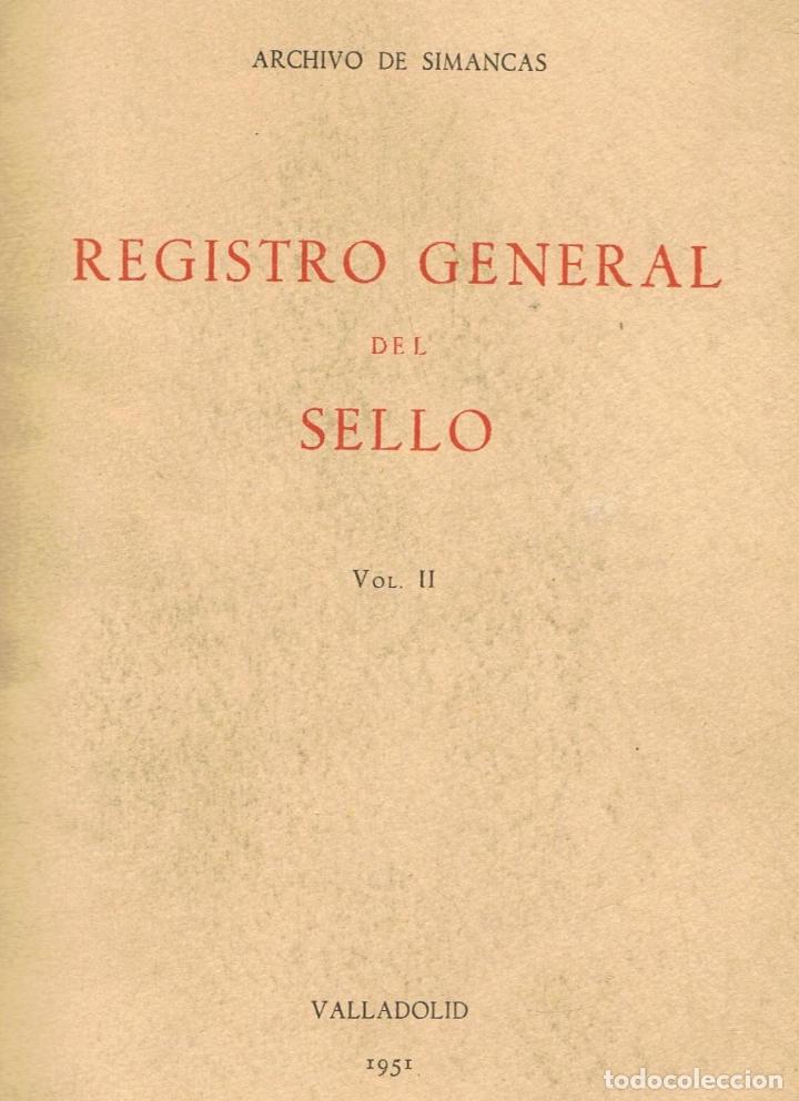 Libros: REGISTRO GENERAL DEL SELLO. Vol. II (1478 - junio 1480). - Foto 1