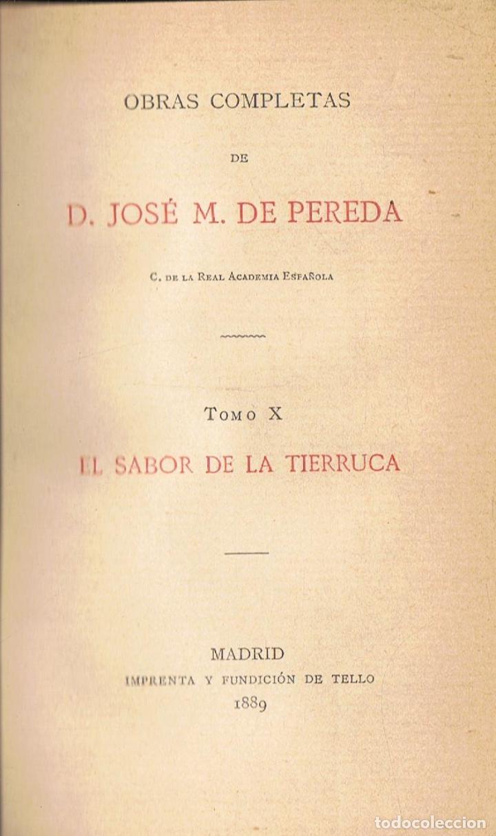 Libros: Obras Completas. Tomo X. EL SABOR DE LA TIERRUCA. - Foto 1