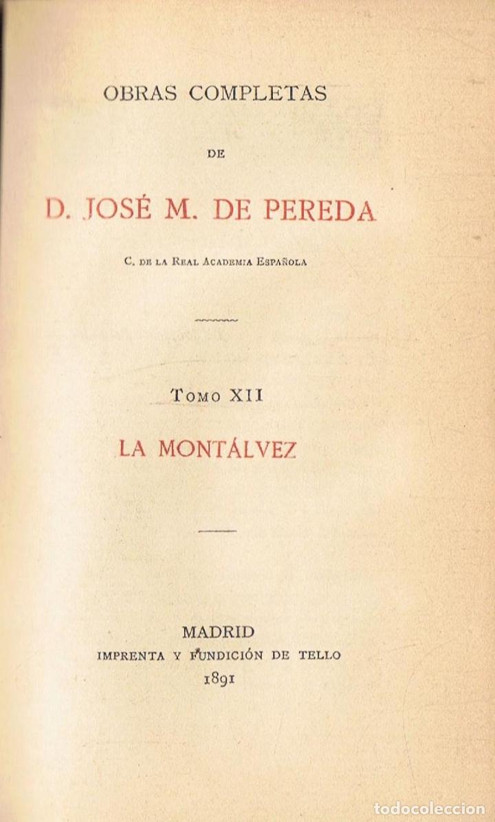 Libros: Obras Completas. Tomo XII. LA MONT&Aacute;LVEZ - Foto 1