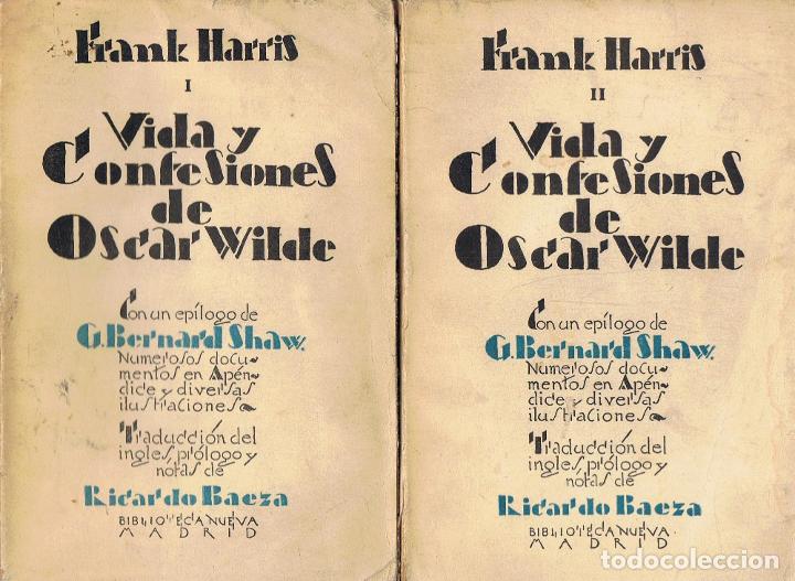 Libros: VIDA Y CONFESIONES DE OSCAR WILDE. 2 Tomos - Foto 1