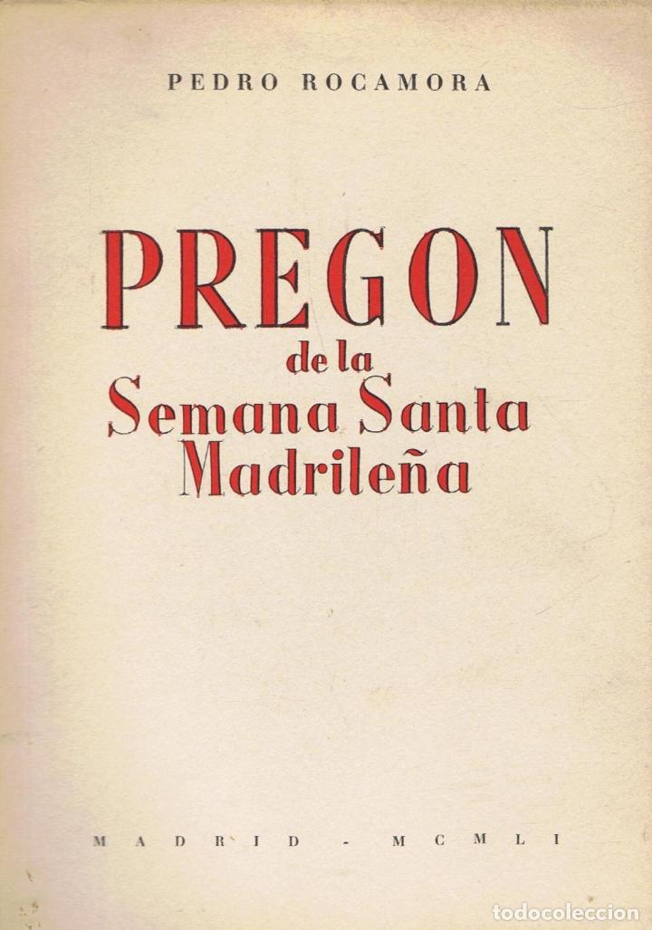 Libros: PREG&Oacute;N DE LA SEMANA SANTA MADRILE&Ntilde;A - Foto 1