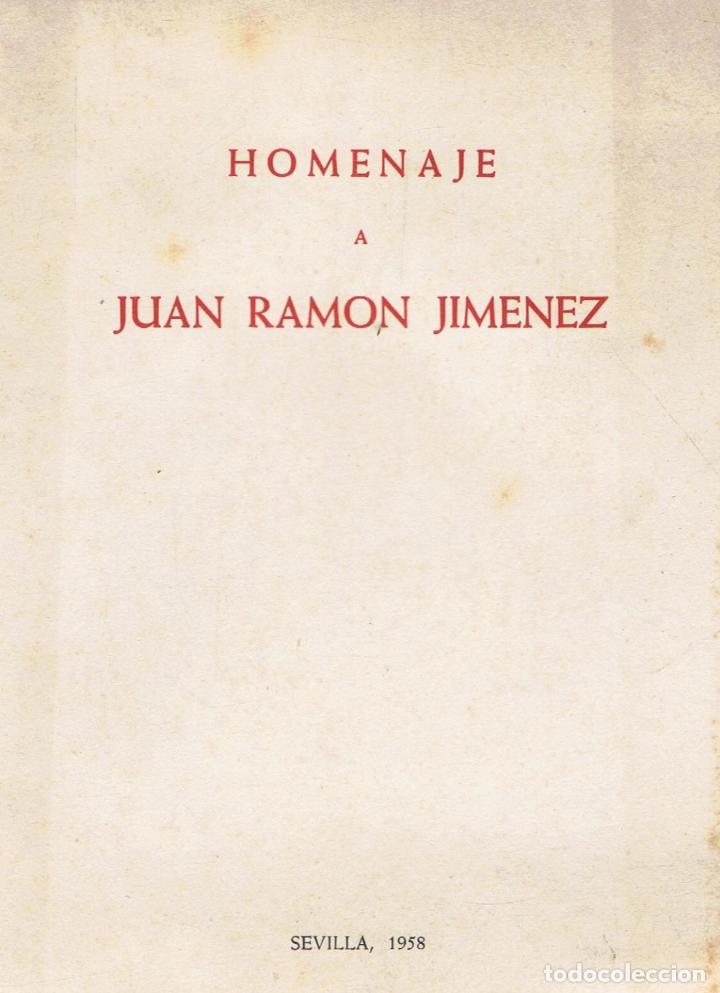Libros: HOMENAJE A JUAN RAM&Oacute;N JIM&Eacute;NEZ