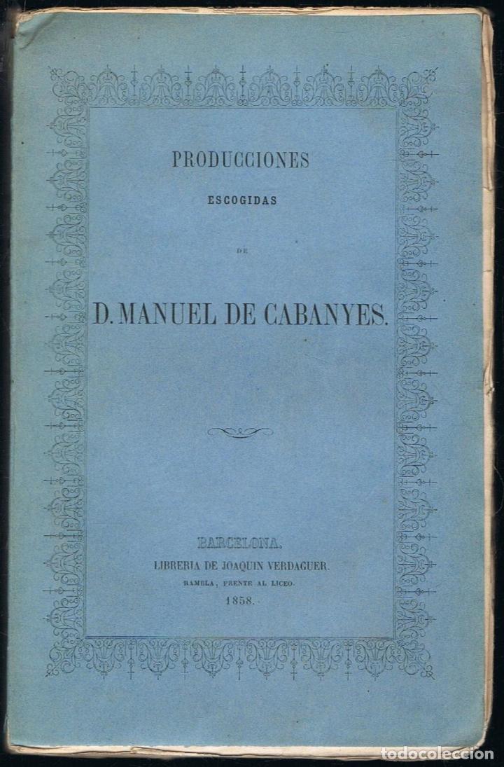Libros: PRODUCCIONES ESCOGIDAS. Prosa - Verso. - Foto 1