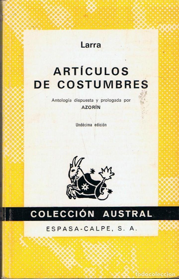 Libros: ART&Iacute;CULOS DE COSTUMBRES - Foto 1