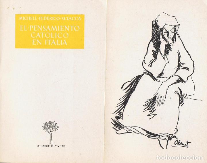 Libros: EL PENSAMIENTO CAT&Oacute;LICO EN ITALIA - Foto 1