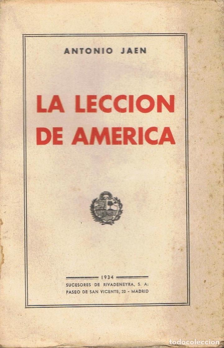 Libros: LA LECCI&Oacute;N DE AM&Eacute;RICA - Foto 1