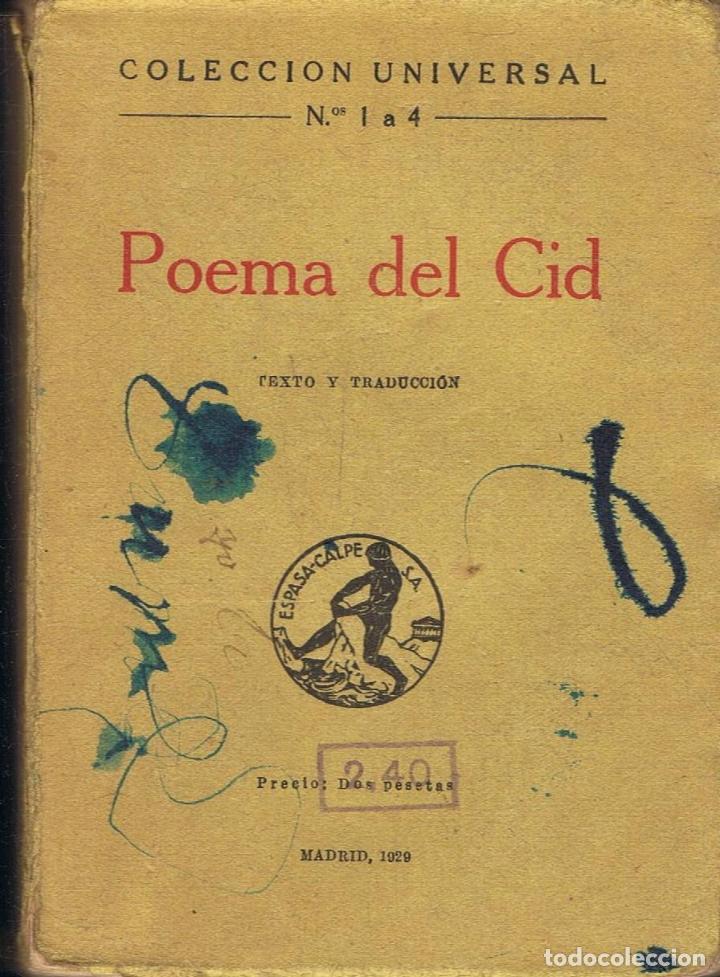 Libros: POEMA DEL CID - Foto 1