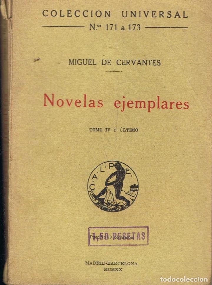 Libros: NOVELAS EJEMPLARES. Tomo IV y &uacute;ltimo. - Foto 1