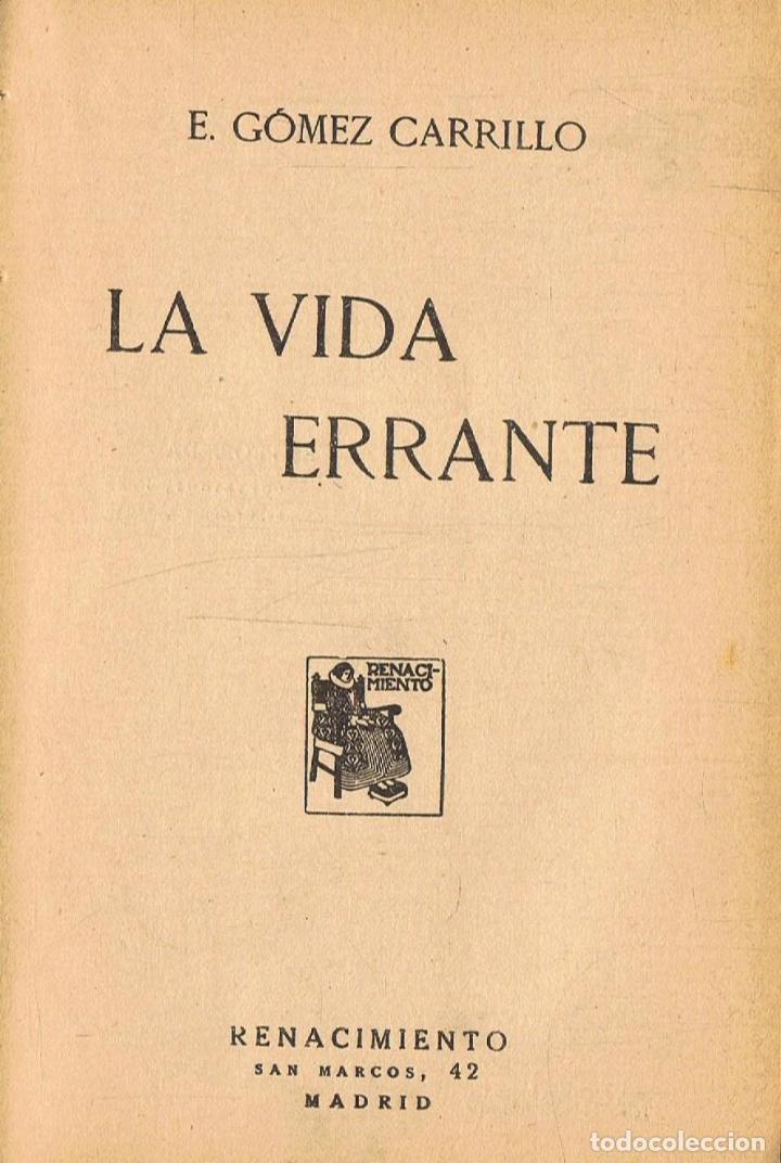 Libros: LA VIDA ERRANTE - Foto 1