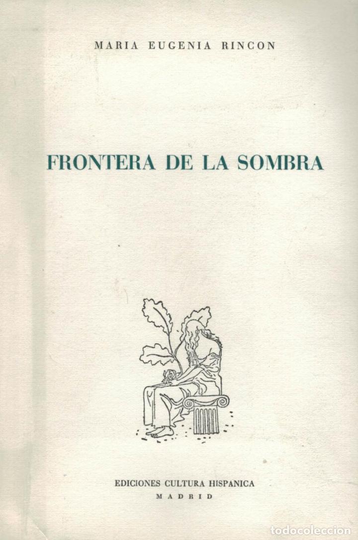 Libros: FRONTERA DE LA SOMBRA. Poes&iacute;a - Foto 2