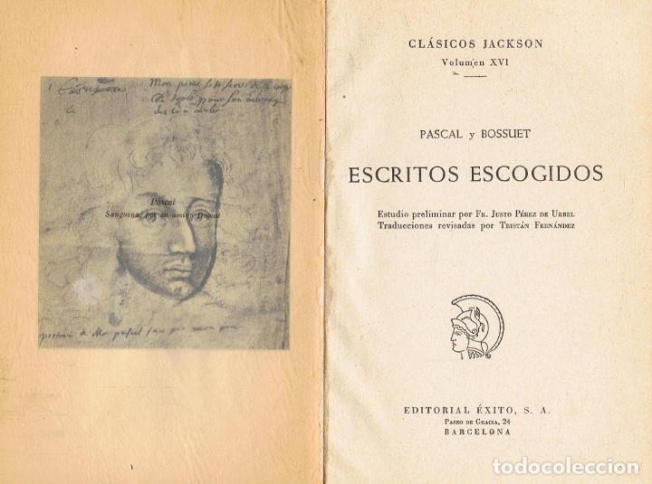Libros: ESCRITOS ESCOGIDOS - Foto 1