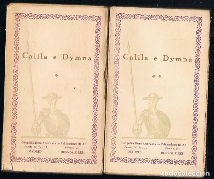 Libros: CALILA E DYMNA. 2 Tomos - Foto 1