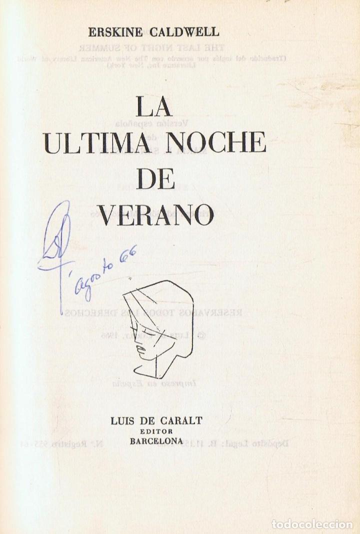 Libros: LA &Uacute;LTIMA NOCHE DE VERANO - Foto 1