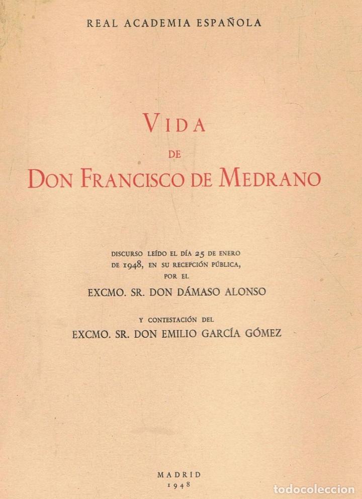 Libros: VIDA DE DON FRANCISCO DE MEDRANO - Foto 1