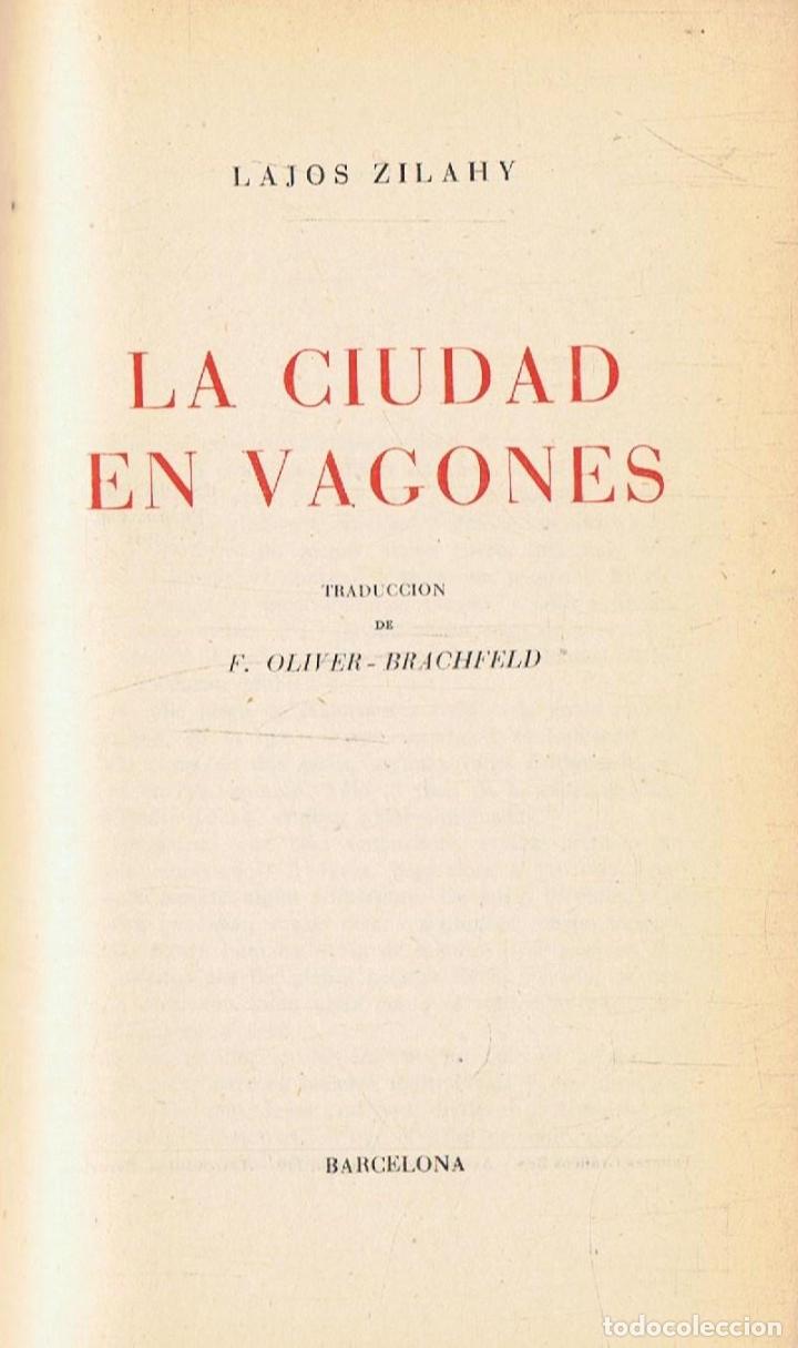 Libros: LA CIUDAD EN VAGONES - Foto 1