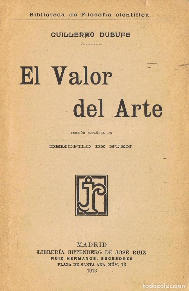 Libros: EL VALOR DEL ARTE - Foto 1