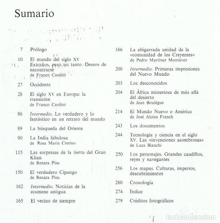 Libros: EL MUNDO EN EL SIGLO XV - Foto 2