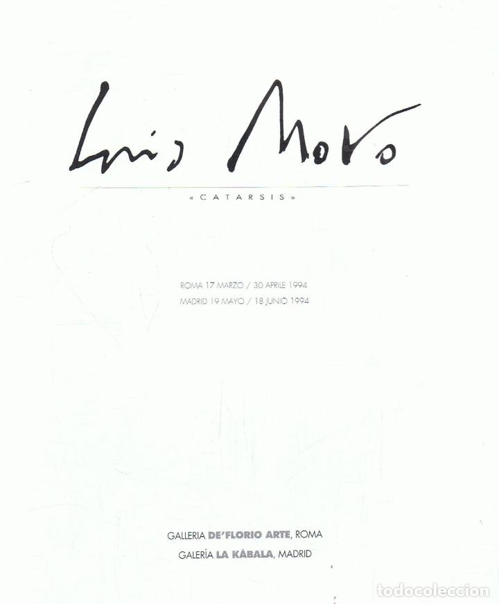 Libros: LUIS MORO CATARSIS - Foto 1