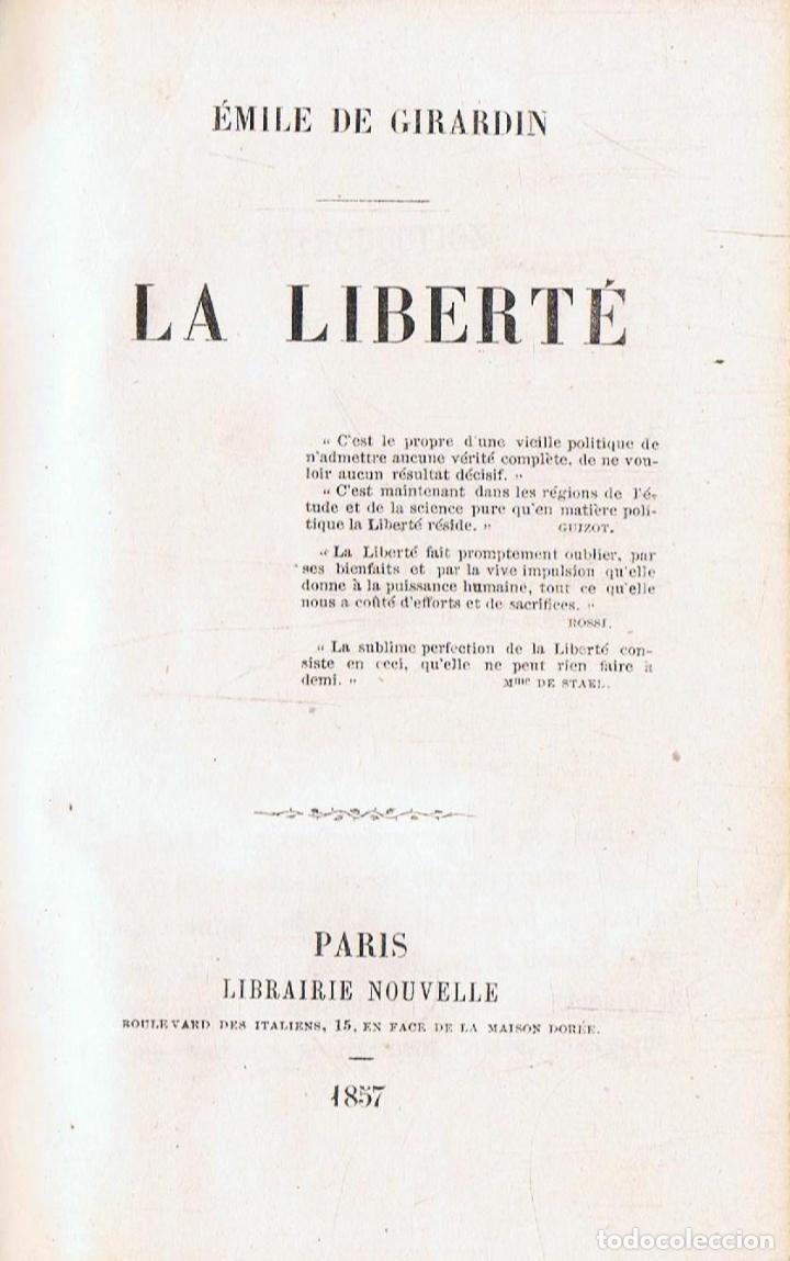 Libros: LA LIBERT&Eacute; - Foto 1
