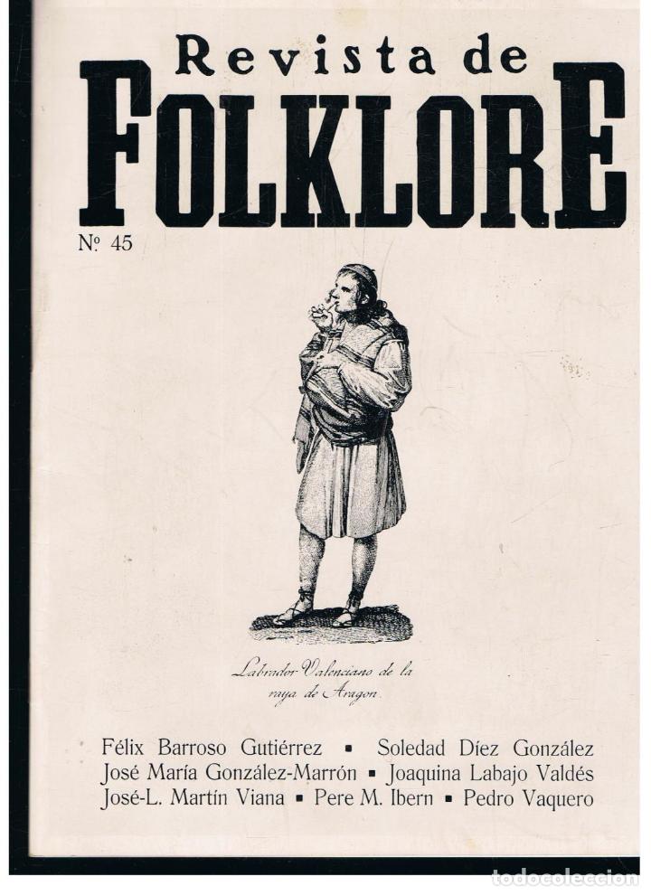 Libros: REVISTA DE FOLKLORE. N&ordm; 45. - Foto 1