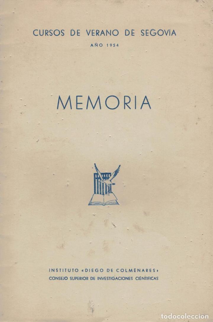 Libros: MEMORIA. A&Ntilde;OS 1954 - Foto 1