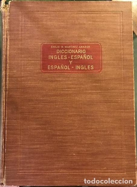 Libros: DICCIONARIO INGL&Eacute;S - ESPA&Ntilde;OL Y ESPA&Ntilde;OL - INGL&Eacute;S. - Foto 1