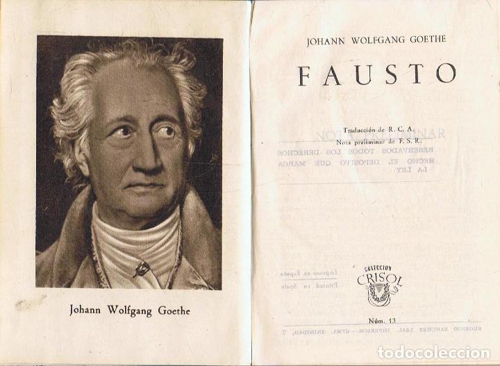 Libros: FAUSTO. - Foto 1