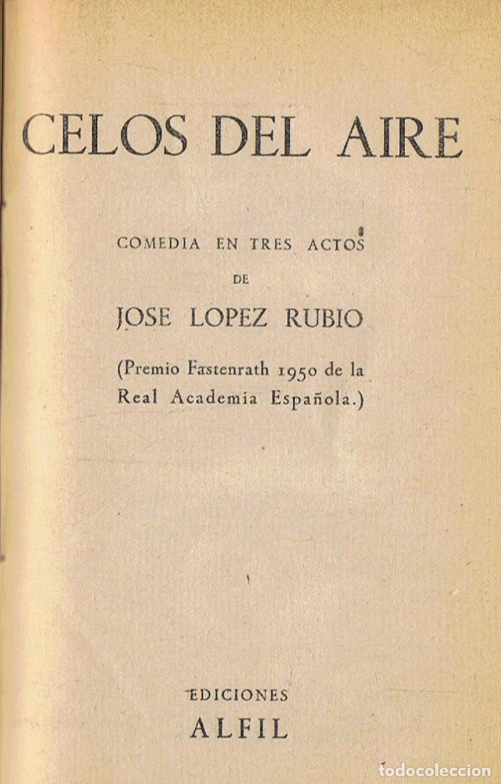 Libros: CELOS DEL AIRE. Comedia en tres actos - Foto 1