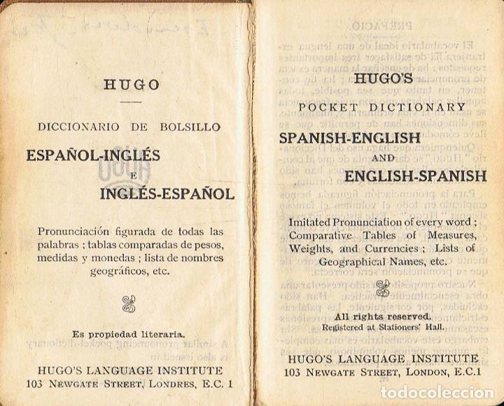 Libros: DICCIONARIO DE BOLSILLO ESPA&Ntilde;OL - INGL&Eacute;S E INGL&Eacute;S - ESPA&Ntilde;OL - Foto 1