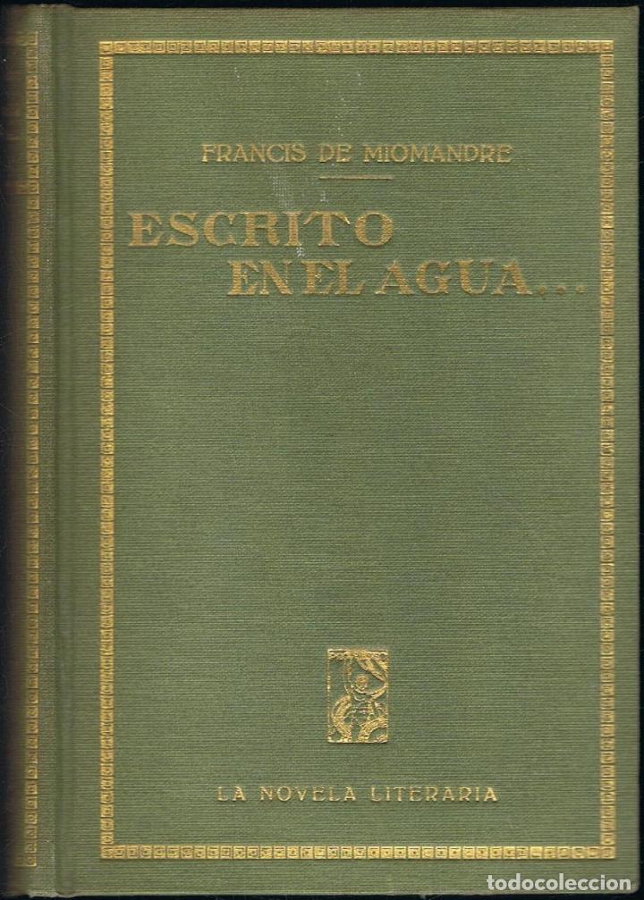 Libros: ESCRITO EN EL AGUA - Foto 1