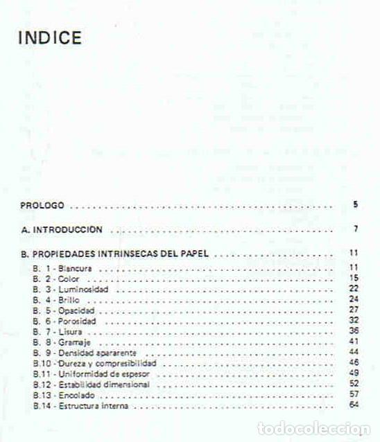 Libros: CARACTER&Iacute;STICAS DEL PAPEL. - Casals. Ricard, - Foto 3