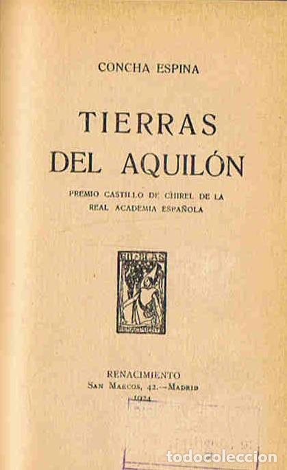 Libros: TIERRAS DEL AQUIL&Oacute;N. - Espina. Concha, - Foto 1