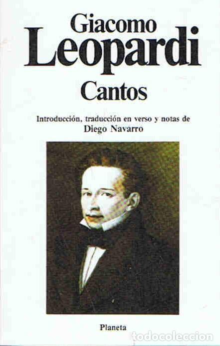 Libros: CANTOS. - Leopardi.  Giacomo, - Foto 1