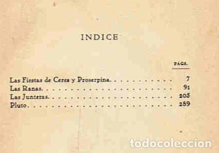 Libros: COMEDIAS. 3 Tomos. - Arist&oacute;fanes. - Foto 2