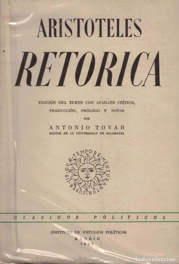 Libros: RET&Oacute;RICA. Arist&oacute;teles. - Foto 1