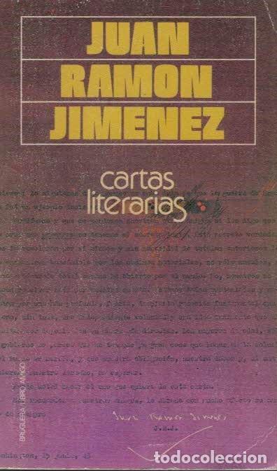 Libros: CARTAS LITERARIAS. - Jim&eacute;nez. Juan Ram&oacute;n, - Foto 1