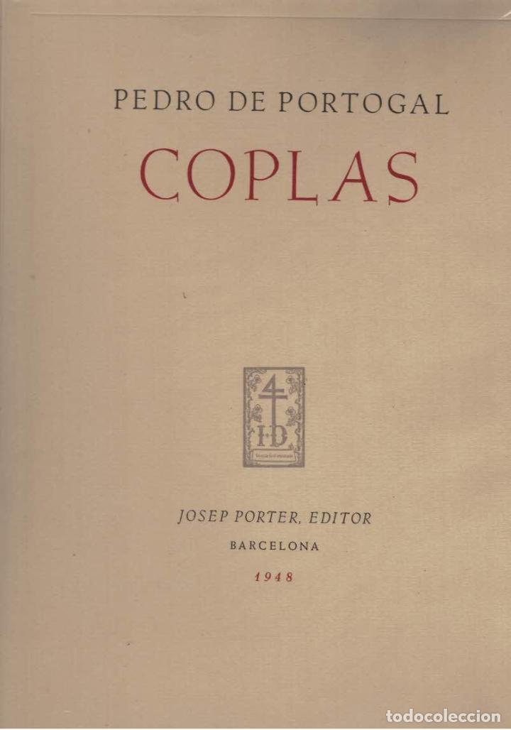 Libros: COPLAS. - Portogal. Pedro de, - Foto 1