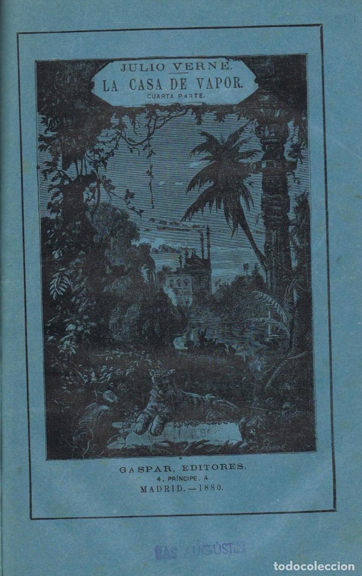 Libros: LA CASA DE VAPOR. - Verne. Julio, - Foto 2