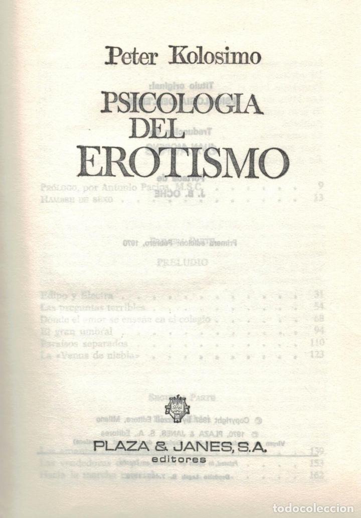 Libros: PSICOLOG&Iacute;A DEL EROTISMO. - Kolosimo. Peter, - Foto 1
