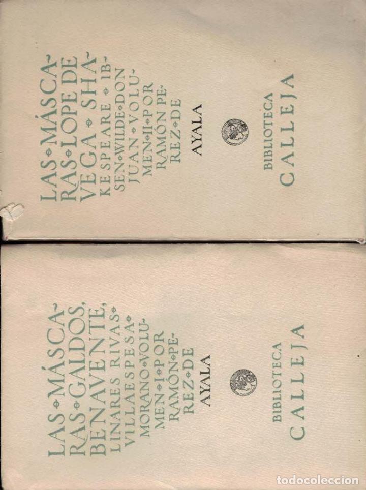 Libros: LAS MASCARAS. - P&eacute;rez de Ayala. Ram&oacute;n, - Foto 1