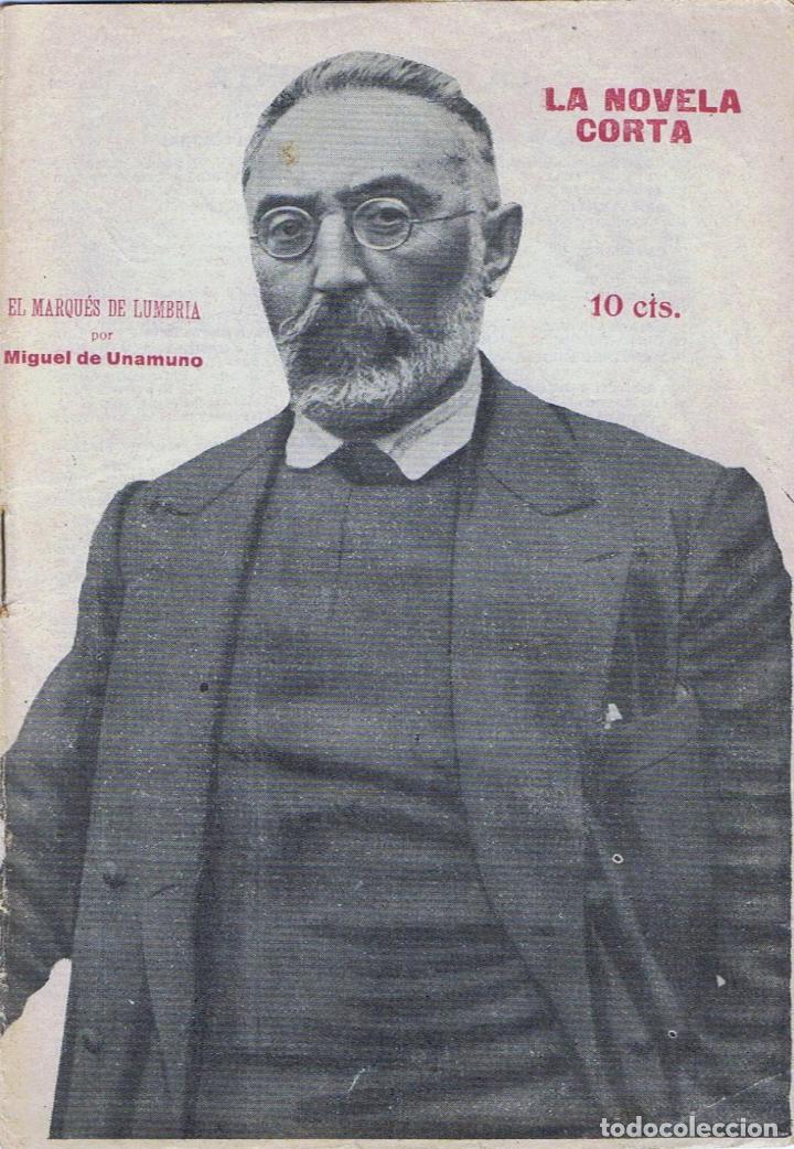 Libros: EL MARQUES DE LUMBRIA. - Unamuno. Miguel de, - Foto 1