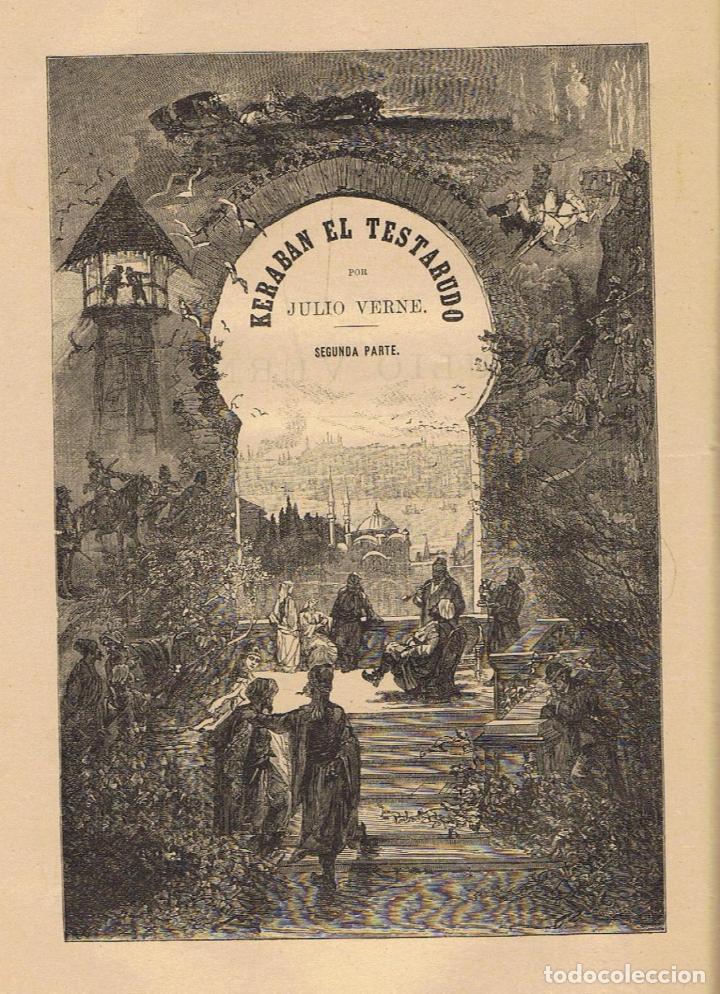 Libros: KERABAN EL TESTARUDO. - Verne. Julio, - Foto 2