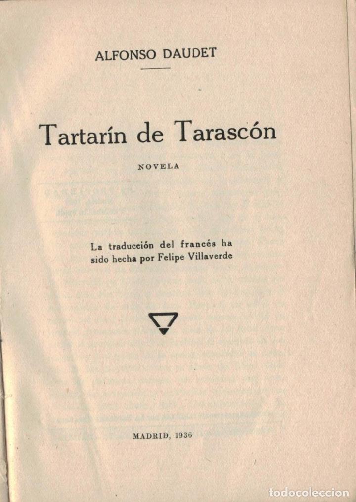 Libros: TARTAR&Iacute;N DE TARASC&Oacute;N. - Daudet. Alfonso, - Foto 1