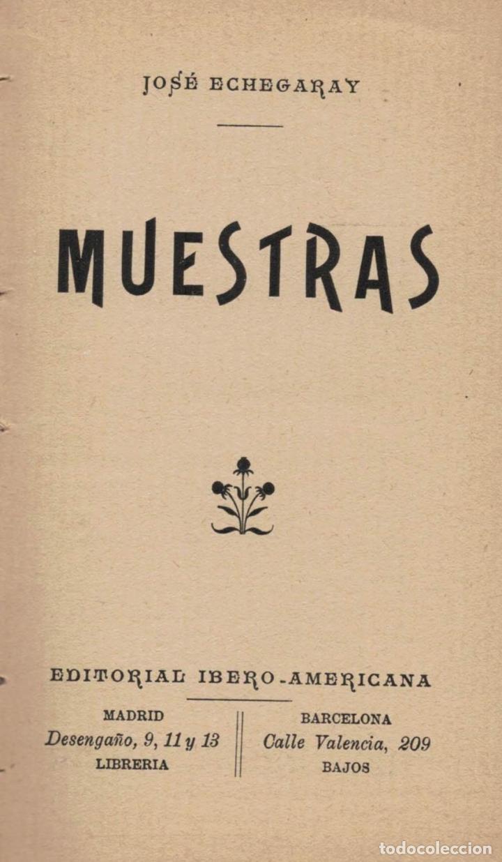 Libros: MUESTRAS. - Echegaray. Jos&eacute;, - Foto 1