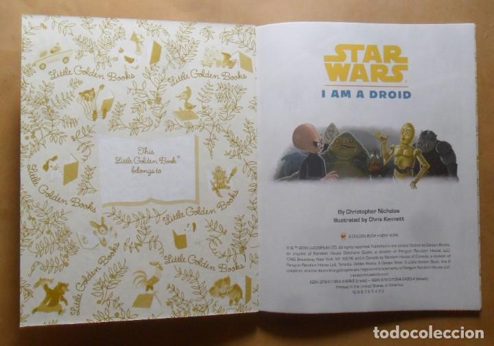 Libros: STAR WARS - I AM A DROID - CHRISTOPHER NICHOLAS - A GOLDEN BOOK - 2016 * EN INGLES - Foto 2